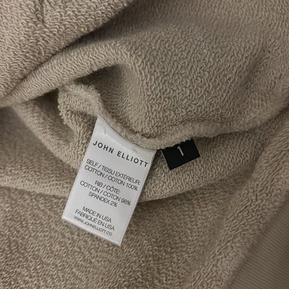 John Elliot Terry Hoodie- BRAND NEW W/O TAGS - Picture 5 of 6